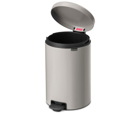 BRABANTIA atkritumu tvertne ar pedāli NewIcon, 20 l, Soft Grey - 254406 Papīra - atkritumu grozi