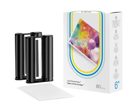 Liene Amber printer paper, 4x6", 80 sheets Foto printeri