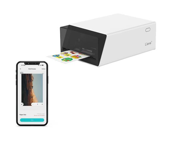 Liene Pix Cut 2-in-1 Portable Photo Printer Foto printeri