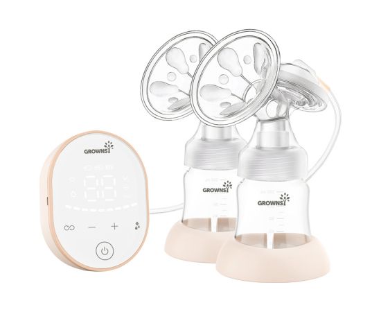 Grownsy double breast pump (pink) Krūts barošana