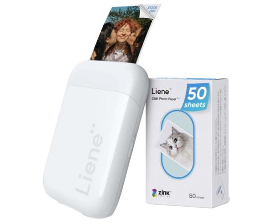 Liene Pearl 2x3" Portable Photo Printer (White) Foto printeri