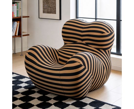 Atpūtas krēsls HARMONY OASIS 104x124xH90cm svītrains Jaunumi -Dārzam