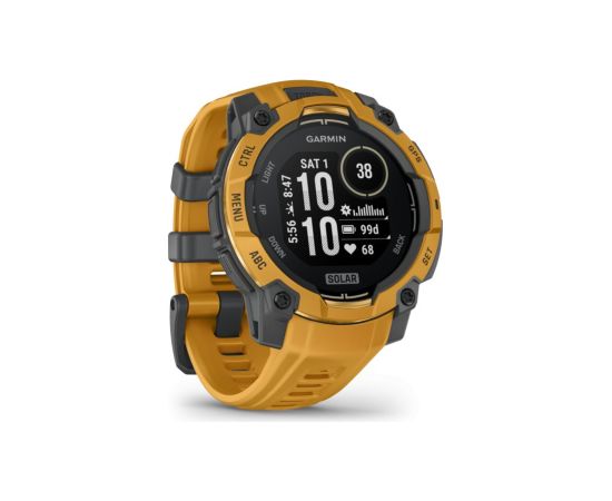 Garmin   Instinct 3 – 45 mm, Solar
Sunburst with Sunburst/Grey Band Smart-Watch Умные часы