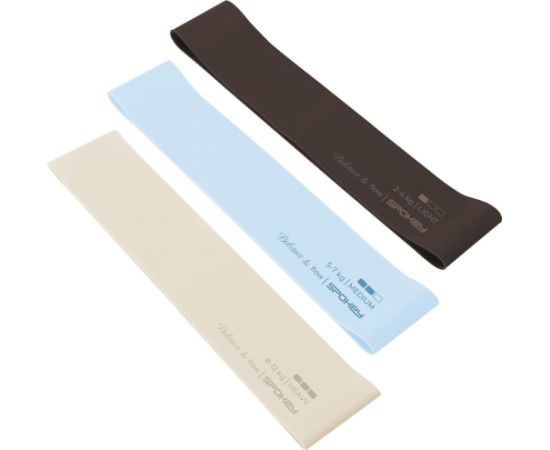 3 mini pretestības joslu komplekts Spokey FLEX SET Резина сопротивления