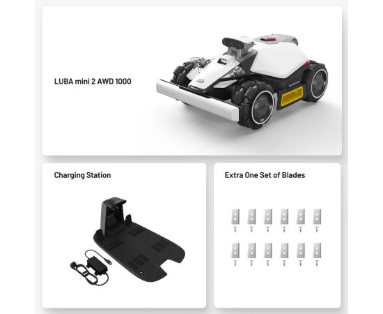 Mammotion Mower Luba Mini 2 AWD 1000 Газонокосилки-роботы