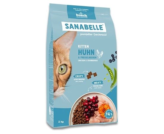BOSCH Sanabelle Kitten Kurczak 2kg Kaķu sausā barība