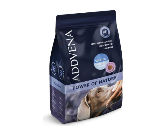 ADDVENA POWER OF NATURE Sensitive dla psów wrażliwych średnich i dużych ras 2,5kg Suņu barība