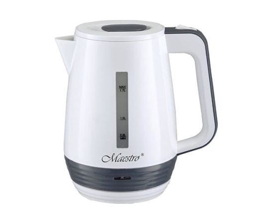 Electric kettle 1.7l 2200W MAESTRO MR-033-WHITE Tējkannas (elektriskās)