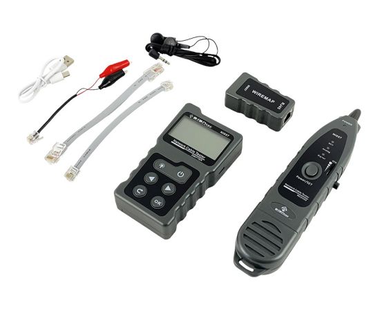 A-lan ALANTEC NI057 network cable tester PoE tester, Black Testeri un mērierīces