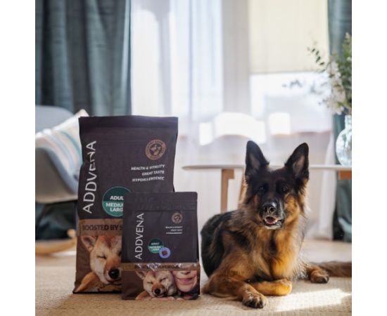 ADDVENA BOOSTED BY SUPERFOODS dla dorosłych psów średnich i dużych ras 2,5kg Suņu barība
