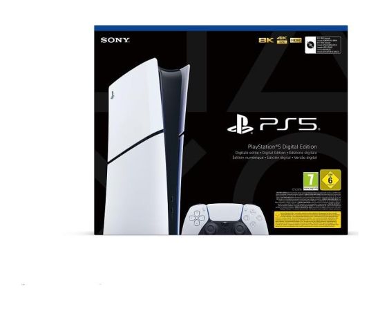Console Sony PlayStation 5 Digital Slim Edition 1TB SSD Wi-Fi Black, White Игровые приставки