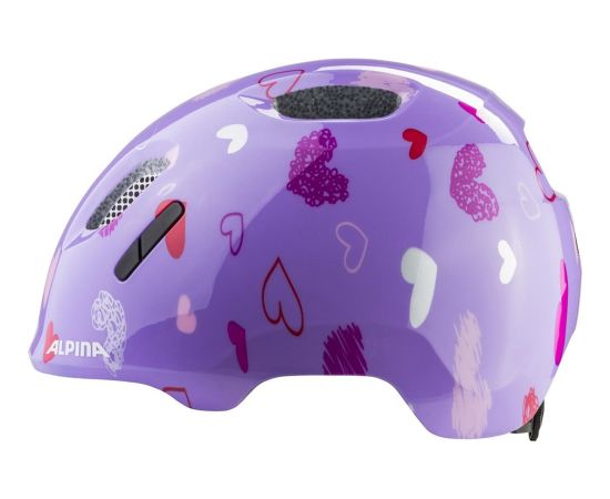Kask rowerowy ALPINA XIMO 2 PURPLE HEARTS GLOSS 49-54 Велосипедные шлемы