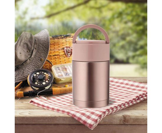 Dinner thermos Maestro MR-1636-60 600 ml, pink Термо кружки