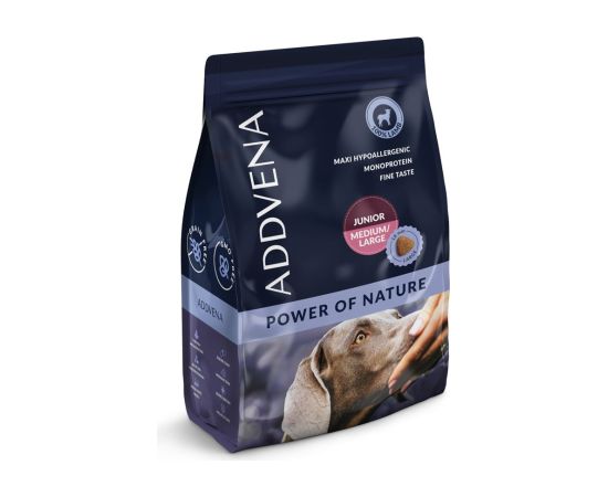 ADDVENA POWER OF NATURE Junior/Medium/Large  jagnięcina dla szczeniąt 2,5 kg Suņu barība