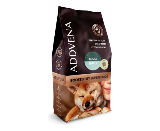 ADDVENA BOOSTED BY SUPERFOODS dla dorosłych psów małych ras 10kg Suņu barība