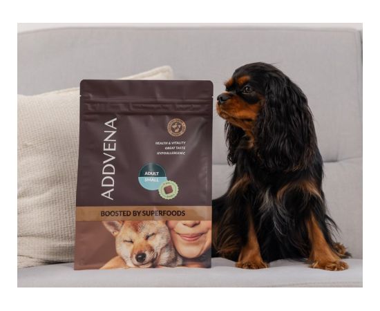 ADDVENA BOOSTED BY SUPERFOODS dla dorosłych psów małych ras 10kg Suņu barība