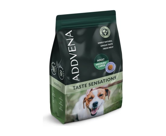 ADDVENA TASTE SENSATIONS dla dorosłych psów średnich i dużych ras 2,5kg Suņu barība