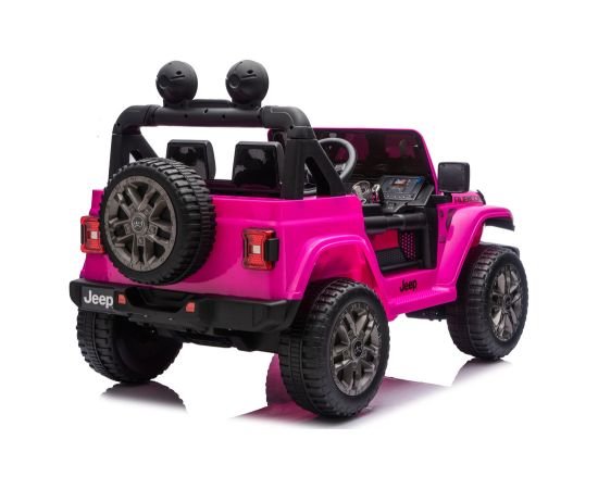 Lean Cars Jeep Rubicon 4x4 Battery-Powered Ride-On Vehicle DK-JWR556 4x200W 24V Pink Новости - Детские товары