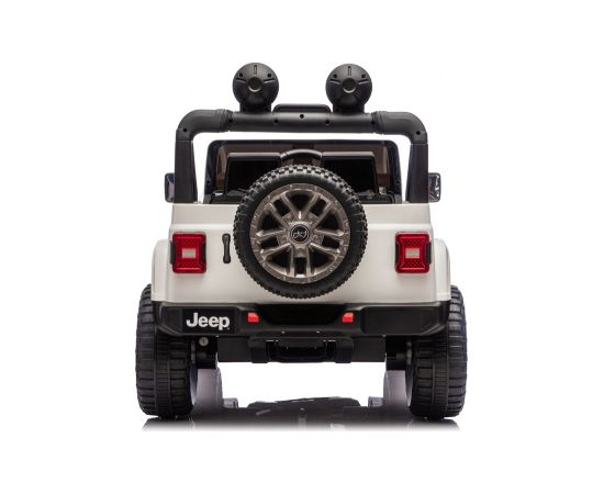 Lean Cars Jeep Rubicon 4x4 DK-JWR556 4x200W 24V White Battery-Operated Vehicle Новости - Детские товары