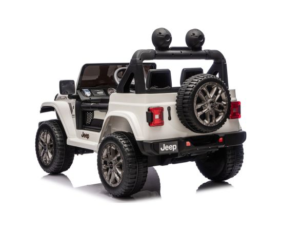 Lean Cars Jeep Rubicon 4x4 DK-JWR556 4x200W 24V White Battery-Operated Vehicle Новости - Детские товары