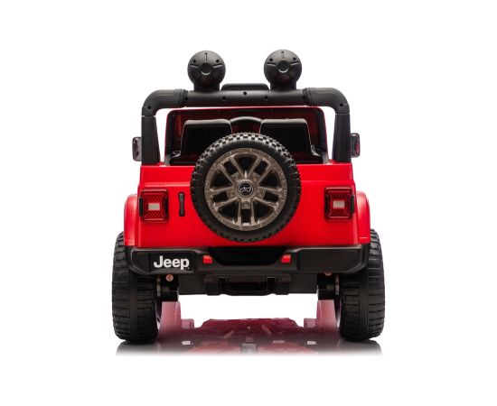 Lean Cars Jeep Rubicon 4x4 DK-JWR556 4x200W 24V Red Battery-Powered Vehicle Новости - Детские товары