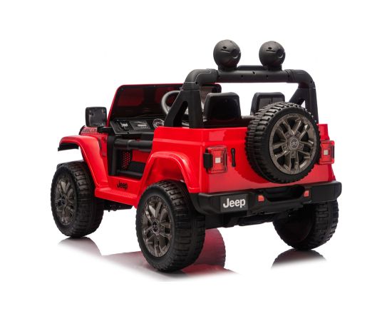 Lean Cars Jeep Rubicon 4x4 DK-JWR556 4x200W 24V Red Battery-Powered Vehicle Новости - Детские товары
