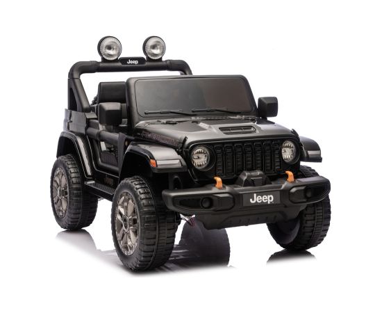 Lean Cars Jeep Rubicon 4x4 DK-JWR556 4x200W 24V Black Battery-Operated Vehicle Новости - Детские товары