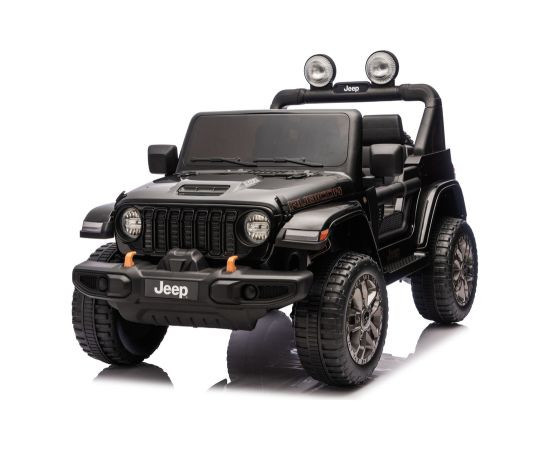 Lean Cars Jeep Rubicon 4x4 DK-JWR556 4x200W 24V Black Battery-Operated Vehicle Новости - Детские товары
