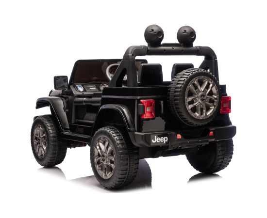 Lean Cars Jeep Rubicon 4x4 DK-JWR556 4x200W 24V Black Battery-Operated Vehicle Новости - Детские товары