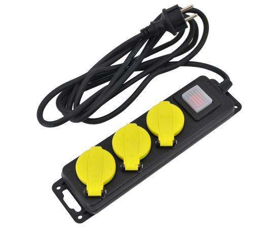 Pagarinātājs AWTools AW24703; IP44; 3x1,5 mm²; 5 m Strāvas pagarinātāji