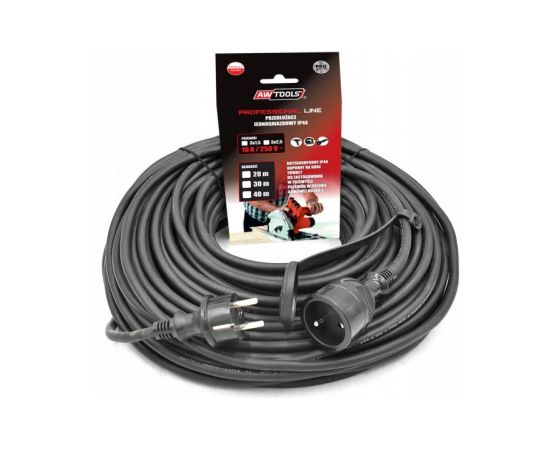 Kabelis AWTools AW70243; IP44; 5x2,5 mm²; 30 m Strāvas pagarinātāji