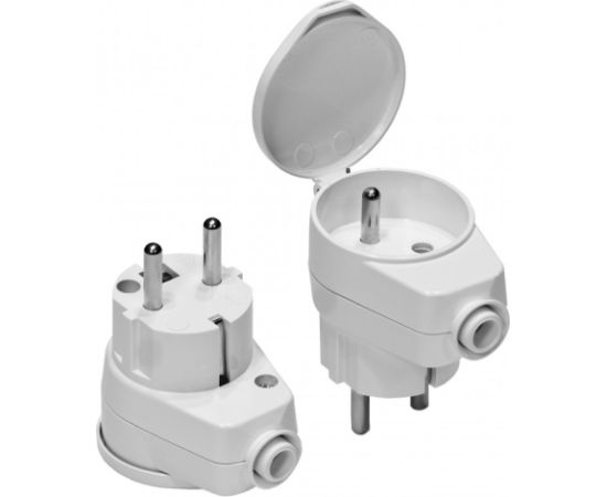 Kontaktdakša AWTools AW24809; 10 gab.; balts Strāvas pagarinātāji