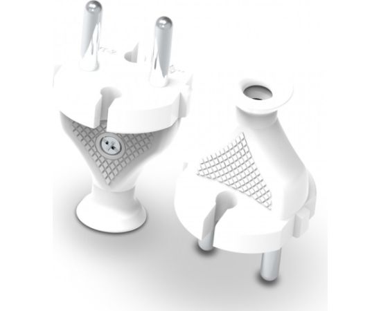 Kontaktdakša AWTools AW24803; 10 gab.; balts Strāvas pagarinātāji