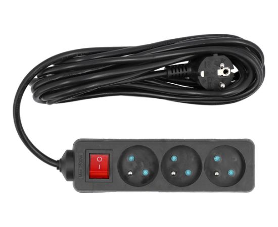 Pagarinātājs Vorel 72627; 5 m Strāvas pagarinātāji