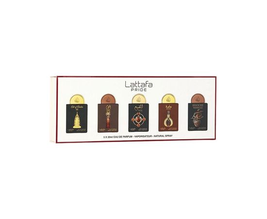 Lattafa Pride III Kolekce Miniatur 100ml Dāvanu komplekti