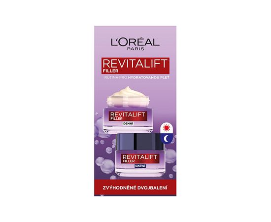 L'oreal Paris Revitalift Filler Set - Dárková sada pleťových krémů Ķermeņa kosmētika