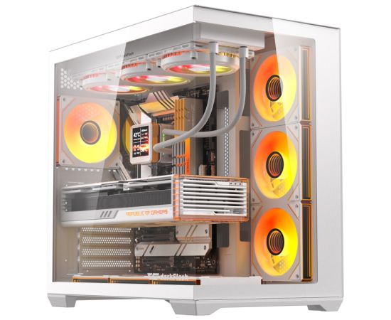 DarkFlash C280 computer case (white) + 7 fans Datoru korpusi