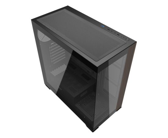Darkflash DS900W computer case without fans (Black) Datoru korpusi