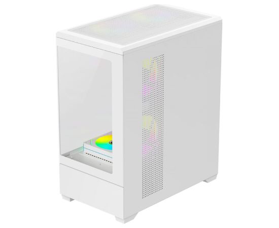 DarkFlash C365 computer case (white) + 5 fans Datoru korpusi