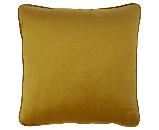 Подушка VELVET 45x45см, горчично-желтая Новинки Для дома и сада 