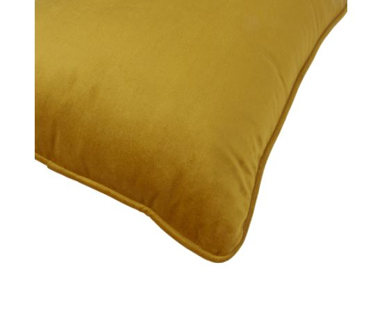 Подушка VELVET 45x45см, горчично-желтая Новинки Для дома и сада 