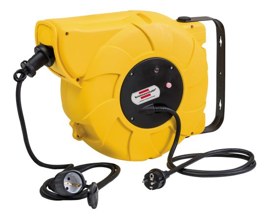 Pagarinātājs saritināms uz spoles Brennenstuhl 1241004300; 18 m; 3x1,5 mm² Strāvas pagarinātāji