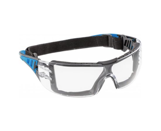 Aizsargbrilles Hogert HT5K010; skaidrs; zils Citi darbarīki un piederumi