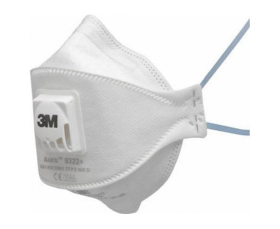 Respirators ar vārstu 3M 9322; FFP2 Citi darbarīki un piederumi