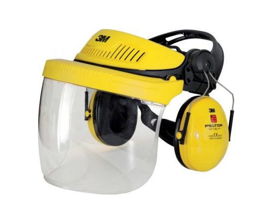 Austiņas ar sejas aizsargu 3M Optime1 V5F Citi darbarīki un piederumi