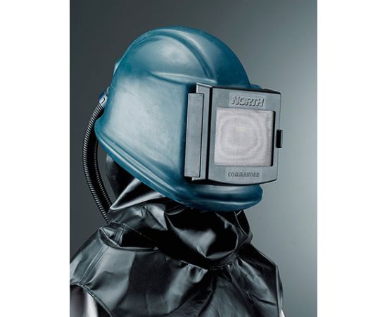 Aizsargķivere darbam ar smilšu strūklu Honeywell Commander Citi darbarīki un piederumi