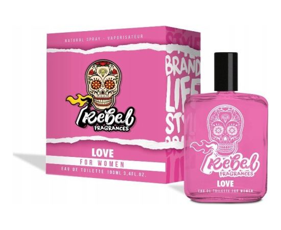 Alkotest REBEL Love Women EDT spray 100ml Sieviešu Smaržas