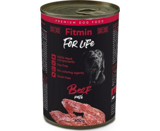 Fitmin  For Life Beef Wołowina 400g Suņu barība
