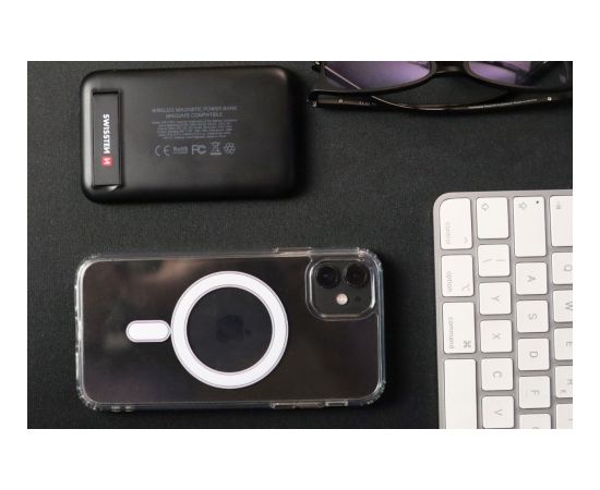 Swissten Power Banka MagSafe compatible Uzlādes baterija priekš Apple iPhone 12 / 13 / 14 / 15 sērijas 5000mAh Power Banks