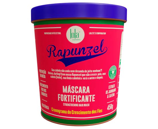 Lola Cosmetics, Rapunzel, Hair Treatment Cream Mask, Fortifying, 450 g Matu kopšana